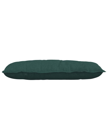 Cuscino per Schiena Verde Scuro 100 x 19 x 50 cm Tessuto