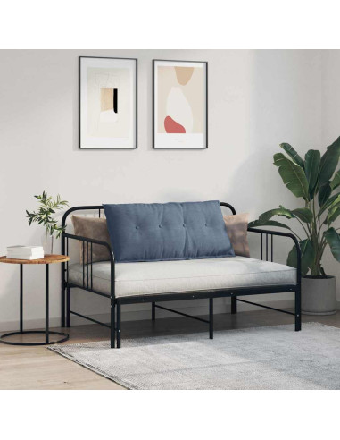 Cuscino per Schiena Blu 100 x 50 cm Tessuto in Cords