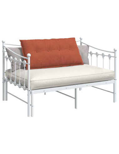 Cuscino per Schiena Rosso Arancio 100 x 50 cm Tessuto in Cords