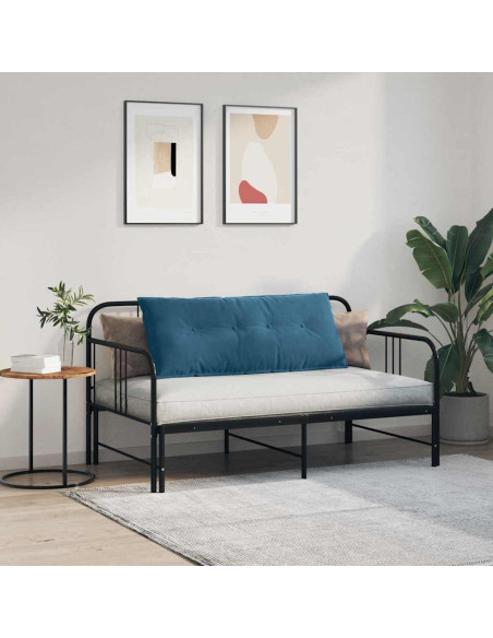 Cuscino per Schiena Blu 120 x 50 cm Tessuto in Cords