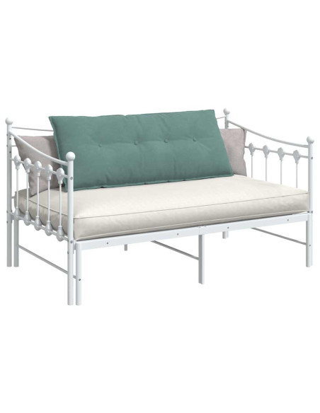 Cuscino per Schiena Verde Mare 120 x 50 cm Tessuto in Cords