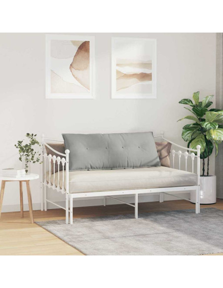 Cuscino per Schiena Grigio chiaro 120 x 50 cm