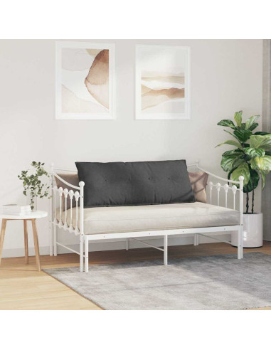 Cuscino per Schiena Grigio scuro 120 x 50 cm Tessuto in Cords