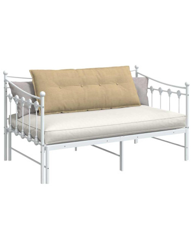 Cuscino per Schiena Grigio Verde 120 x 50 cm Tessuto in Cords