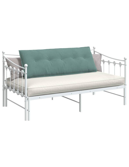 Cuscino per Schiena Verde Mare 140 x 50 cm Tessuto in Cords