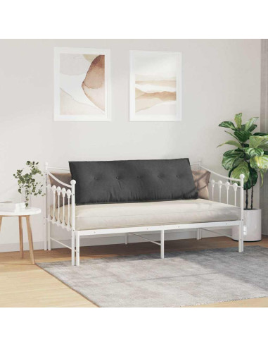 Cuscino per Schiena Grigio scuro 140 x 50 cm Tessuto in Cords