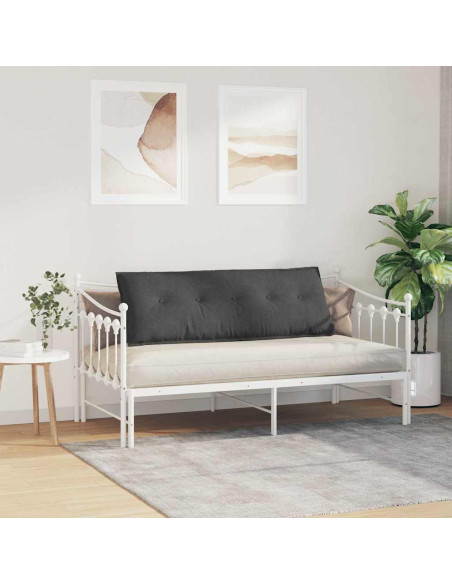 Cuscino per Schiena Grigio scuro 140 x 50 cm Tessuto in Cords