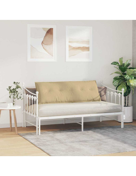 Cuscino per Schiena Grigio Verde 140 x 50 cm Tessuto in Cords