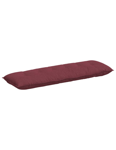 Cuscino per Schiena Rosso Vino 160 x 19 x 50 cm Tessuto