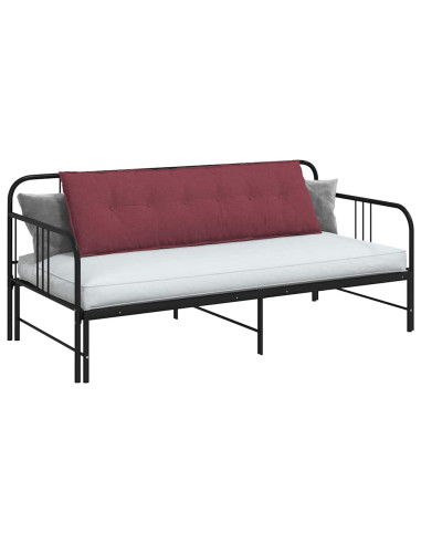 Cuscino per Schiena Rosso Vino 160 x 19 x 50 cm Tessuto