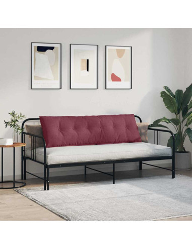 Cuscino per Schiena Rosso Vino 160 x 19 x 50 cm Tessuto