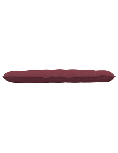 Cuscino per Schiena Rosso Vino 160 x 19 x 50 cm Tessuto
