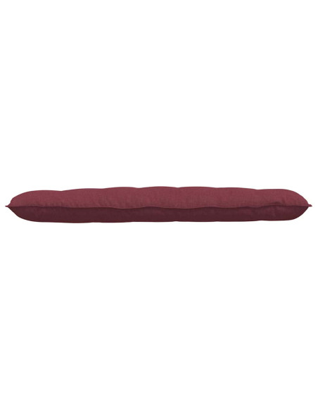 Cuscino per Schiena Rosso Vino 160 x 19 x 50 cm Tessuto