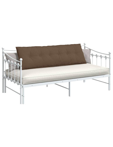 Cuscino per Schiena Marrone 160 x 19 x 50 cm Tessuto