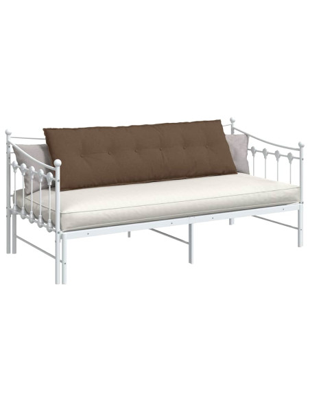 Cuscino per Schiena Marrone 160 x 19 x 50 cm Tessuto