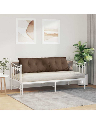 Cuscino per Schiena Marrone 160 x 19 x 50 cm Tessuto