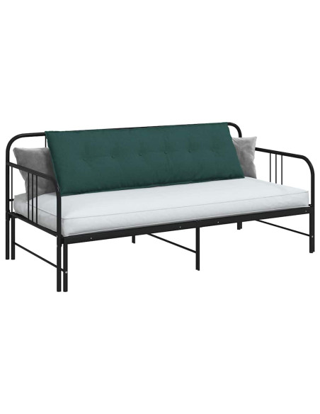 Cuscino per Schiena Verde Scuro 160 x 19 x 50 cm Tessuto