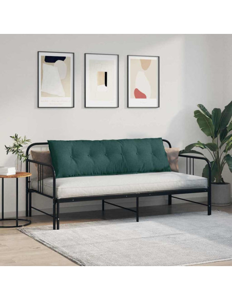 Cuscino per Schiena Verde Scuro 160 x 19 x 50 cm Tessuto