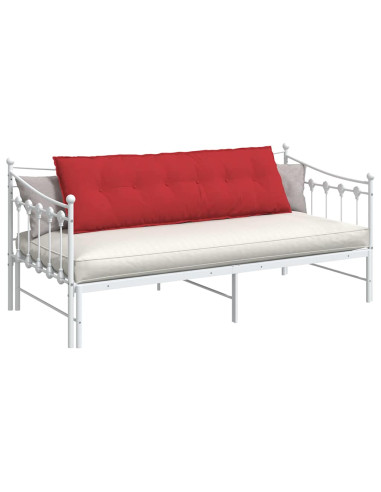 Cuscino per Schiena Rosso 160 x 19 x 50 cm Tessuto