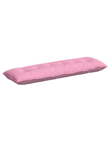 Cuscino per Schiena Rosa 160 x 19 x 50 cm Tessuto