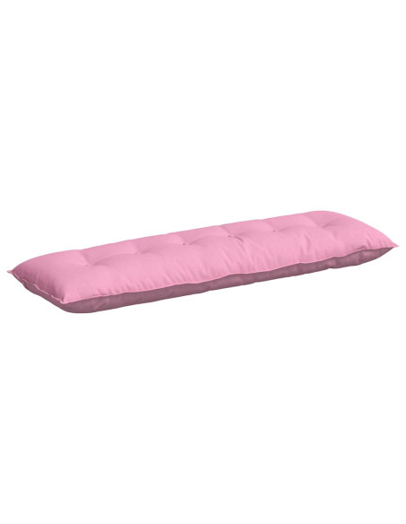 Cuscino per Schiena Rosa 160 x 19 x 50 cm Tessuto