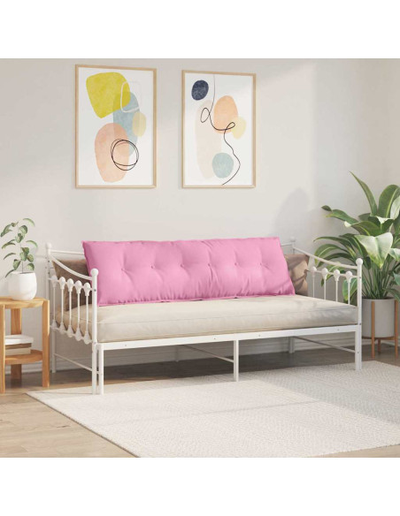 Cuscino per Schiena Rosa 160 x 19 x 50 cm Tessuto