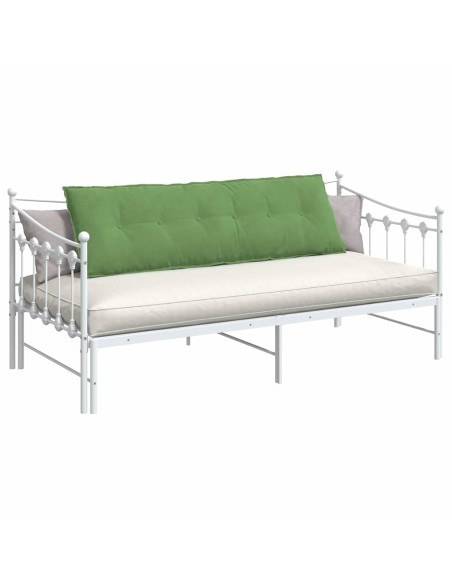 Cuscino per Schiena Verde chiaro 160 x 50 cm Tessuto in Cords