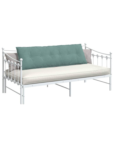 Cuscino per Schiena Verde Mare 160 x 50 cm Tessuto in Cords