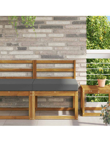 Cuscino per divano da esterno Antracite 60 x 60 x 8 cm