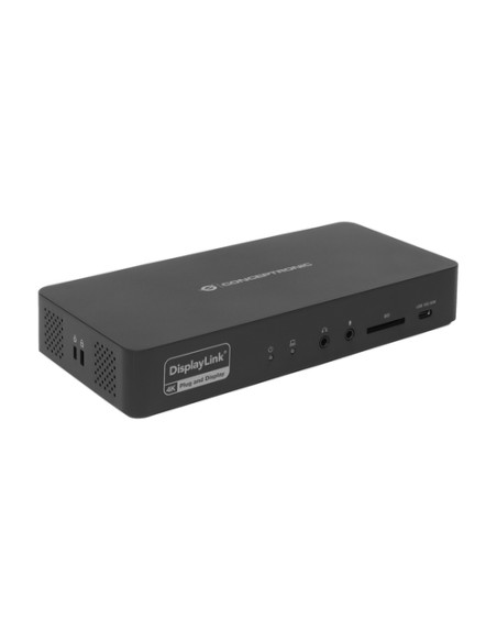 Conceptronic DONN31B replicatore di porte e docking station per laptop Cablato USB 3.2 Gen 2 (3.1 Gen 2) Type-C Nero