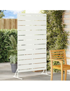 Schermo per Privacy Bianco 100 x 50 x 180 cm Acciaio