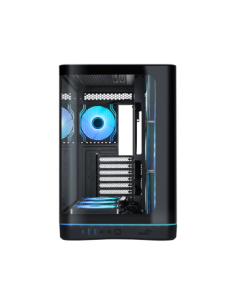 SAMA MID TOWER V62  BLACK TG CURVE LED STRIP 7* 120 ARGB PWM FAN