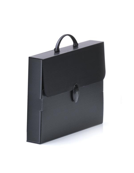 VALIG.POLI.TOTAL BLACK 37.5X27X5