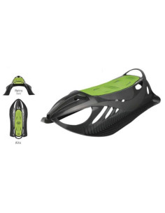Slitta neve Mandelli 701300101 2 posti Neon Grip Verde e Nero