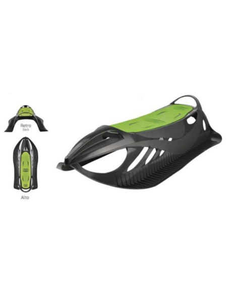 Slitta neve Mandelli 701300101 2 posti Neon Grip Verde e Nero