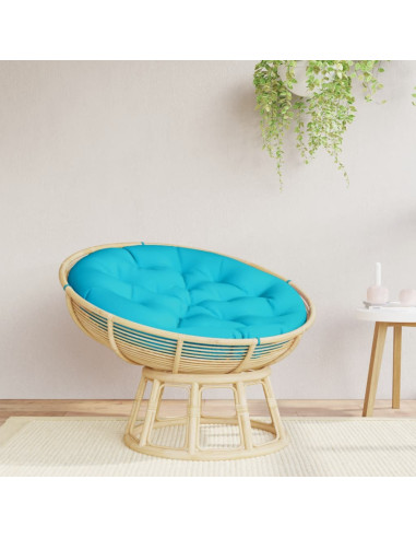 Cuscino Rotondo Turchese Ø 100x11 cm in Tessuto Oxford