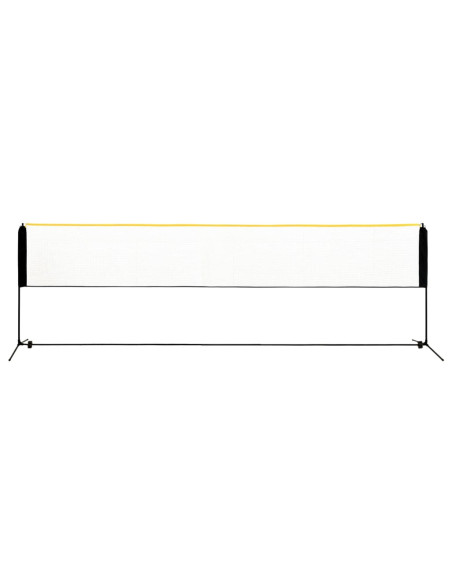 Rete da Badminton Regolabile 500x103x94-158 cm in Metallo