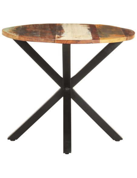 Tavolino di Servizio 68x68x56 cm in Legno Massello di Recupero