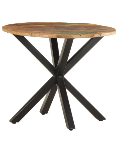 Tavolino di Servizio 68x68x56 cm in Legno Massello di Recupero