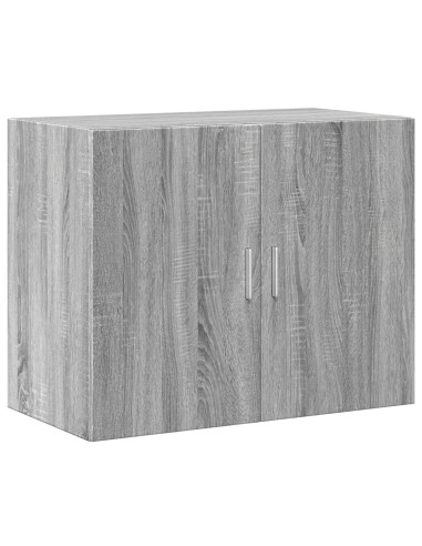 Credenza Grigio Sonoma 80x42,5x249 cm in Legno Multistrato