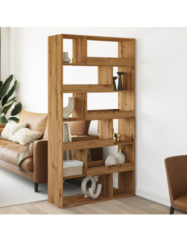 Libreria Rovere Artigianale 100x33x187,5 cm in Truciolato