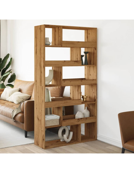 Libreria Rovere Artigianale 100x33x187,5 cm in Truciolato