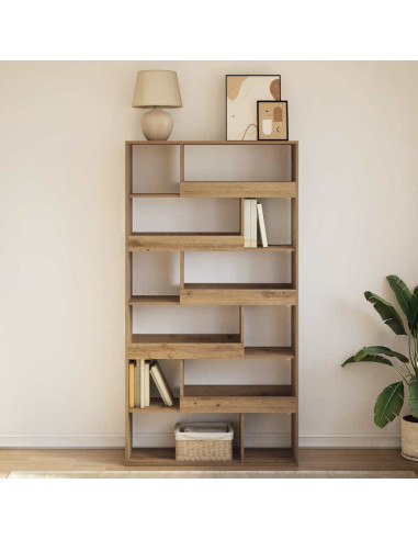 Libreria Rovere Artigianale 100x33x187,5 cm in Truciolato