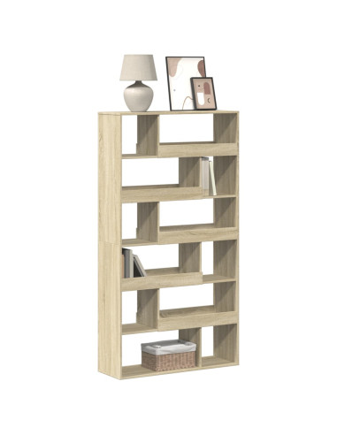 Libreria Rovere Sonoma 100x33x187,5 cm in Truciolato