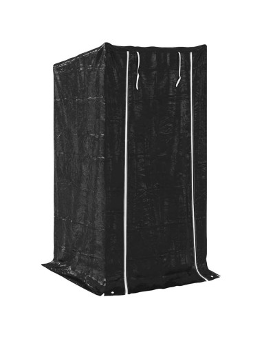 Rastrelliera per Legna con Copertura Antipioggia 100x100x200 cm