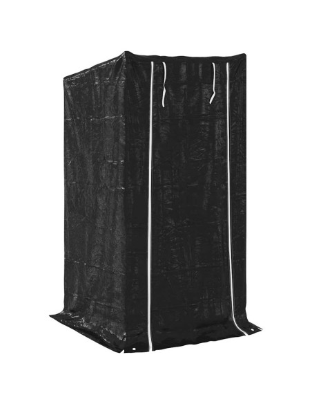 Rastrelliera per Legna con Copertura Antipioggia 100x100x200 cm