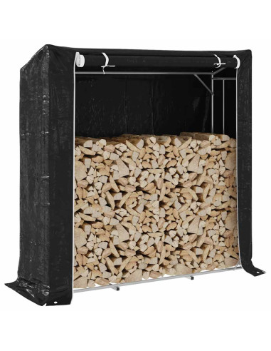 Rastrelliera per Legna con Copertura Antipioggia 200x60x200 cm