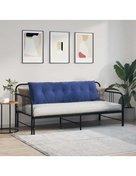 Cuscino per Schiena Blu Polizia 160 x 50 cm Tessuto in Cords