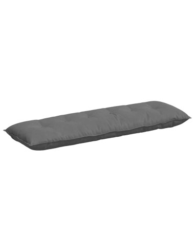 Cuscino per Schiena Grigio scuro 160 x 50 cm