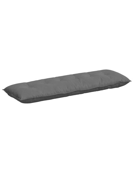 Cuscino per Schiena Grigio scuro 160 x 50 cm